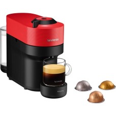 Krups Nespresso Vertuo Pop Spicy Red XN9205, Kapselmaschine(schwarz/dunkelrot)