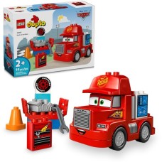LEGO 10417 DUPLO Disney Mack beim Rennen, Konstruktionsspielzeug(rot)