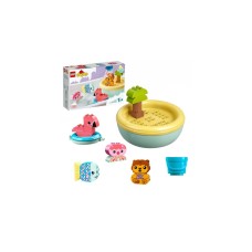LEGO 10966 DUPLO Badewannenspaß: Schwimmende Tierinsel, Konstruktionsspielzeug