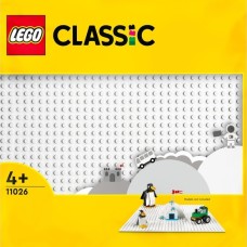 LEGO 11026 Classic Weiße Bauplatte, Konstruktionsspielzeug(weiß, Quadratische Grundplatte mit 32x32 Noppen)