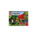 LEGO 21179 Minecraft Das Pilzhaus, Konstruktionsspielzeug(Spielzeug ab 8 Jahren, Geschenk für Kinder mit Figuren von Alex, Mooshroom & Spinnenreiter, Kinderspielzeug)