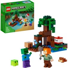 LEGO 21240 Minecraft Das Sumpfabenteuer, Konstruktionsspielzeug