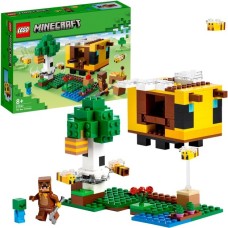 LEGO 21241 Minecraft Das Bienenhäuschen, Konstruktionsspielzeug