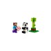 LEGO 30672 Minecraft Steve mit Baby-Panda, Konstruktionsspielzeug