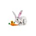 LEGO 31133 Creator 3-in-1 Weißer Hase, Konstruktionsspielzeug