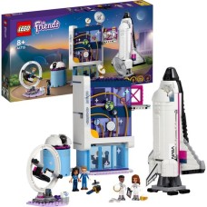 LEGO 41713 Friends Olivias Raumfahrt-Akademie, Konstruktionsspielzeug(Mit Raumschiff Space Shuttle und Astronauten-Figuren)
