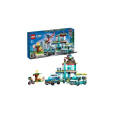 LEGO 60371 City Hauptquartier der Rettungsfahrzeuge, Konstruktionsspielzeug