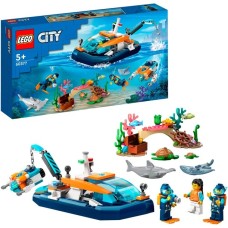 LEGO 60377 City Meeresforscher-Boot, Konstruktionsspielzeug