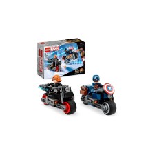 LEGO 76260 Marvel Super Heroes Black Widows & Captain Americas Motorräder, Konstruktionsspielzeug