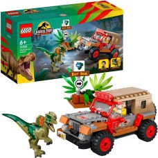 LEGO 76958 Jurassic World Hinterhalt des Dilophosaurus, Konstruktionsspielzeug