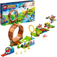 LEGO 76994 Sonic the Hedgehog Sonics Looping-Challenge in der Green Hill Zone, Konstruktionsspielzeug