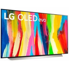 LG OLED48C21LA, OLED-Fernseher(121 cm (48 Zoll), schwarz/silber, UltraHD/4K, HDR, Dolby Atmos, 120Hz Panel)