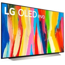 LG OLED48C27LA , OLED-Fernseher(121 cm (48 Zoll), schwarz/silber, UltraHD/4K, HDR, Dolby Atmos, 120Hz Panel)