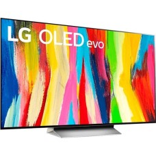 LG OLED77C22LA, OLED-Fernseher(195 cm (77 Zoll), schwarz, UltraHD/4K, HDMI 2.1, Triple Tuner, 120Hz Panel)