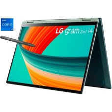 LG gram 14T90R-G.AA77G, Notebook(grün, Windows 11 Home 64-Bit, 35.6 cm (14 Zoll), 1 TB SSD)