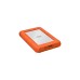 LaCie Rugged Mini 1 TB, Externe Festplatte(silber/orange, Micro-USB-B 3.2 Gen 1 (5 Gbit/s))