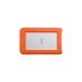 LaCie Rugged Mini 1 TB, Externe Festplatte(silber/orange, Micro-USB-B 3.2 Gen 1 (5 Gbit/s))