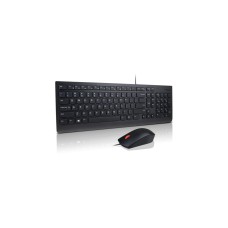 Lenovo Essential Wired Combo, Desktop-Set(schwarz, DE-Layout, Membran)