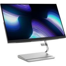 Lenovo Q24i-20, LED-Monitor(60.45 cm (23.8 Zoll), schwarz/silber, FullHD, IPS, HDMI, DisplayPort, IPS, FreeSync)