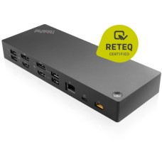 Lenovo ThinkPad Hybrid USB-C Dock mit USB A Generalüberholt, Dockingstation(schwarz)