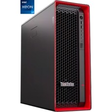 Lenovo ThinkStation P5 (30GA003LGE), PC-System(schwarz/rot, Windows 11 Pro for Workstations 64-Bit)