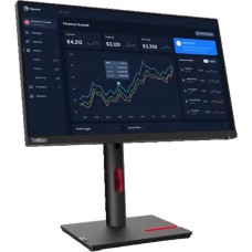 Lenovo ThinkVision T22i-30, LED-Monitor(54.5 cm (21.5 Zoll), schwarz, Full HD, IPS, HDMI, DisplayPort, VGA, Pivot)