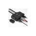 Lindy 2 Port DisplayPort 1.2, USB 2.0 & Audio Cable KVM Switch, KVM-Switch(schwarz)