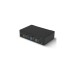 Lindy 2 Port KVM Switch, DisplayPort 1.4, USB 3.0 & Audio, KVM-Switch(schwarz)