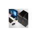 Lindy 2 Port Kabel KVM Switch, HDMI 4K60, USB 2.0 & Audio, KVM-Switch(schwarz)