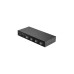Lindy 4 Port KM Switch, USB 2.0 & Audio, KVM-Switch(schwarz)