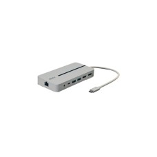 Lindy DST-Mx Duo, Dockingstation(2x 4K HDMI, PD 3.0 100W, USB 3.2 Gen 1, Gigabit Ethernet, Audio)