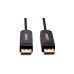 Lindy Fibre Optic Hybrid DisplayPort 2.0 UHBR10 Kabel(schwarz, 20 Meter, AOC-Kabel, 8K 60Hz)