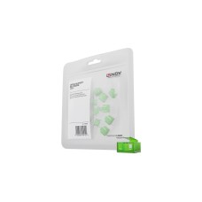 Lindy RJ45 Port Schloss 20x o Schlüssel(grün)