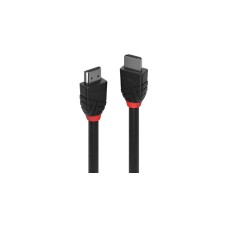 Lindy Standard HDMI Kabel 8K 60Hz, Black Line(schwarz, 2 Meter)