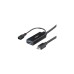 USB-A Buchse(schwarz, 5 Meter)