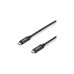 USB-C Stecker(schwarz, 5 Meter, PD, Laden mit bis zu 60 Watt)