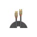Lindy Ultra High Speed HDMI Kabel, Gold Line(grau, 1 Meter)