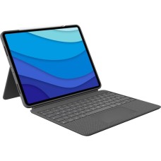 Logitech Combo Touch für iPad Pro 12,9 Zoll (5./6. Generation), Tastatur(grau, DE-Layout)
