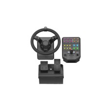 Logitech G Saitek Farm Sim Controller, Simulatoren-Set(schwarz/grau, Bundle für schwere Maschinen)