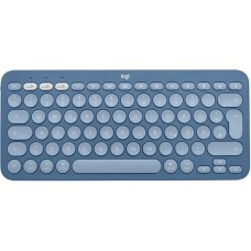 Logitech K380 Multi-Device für Mac, Tastatur(blau, DE-Layout, Bluetooth, kompatibel mit macOS/iOS/iPadOS)