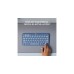 Logitech K380 Multi-Device für Mac, Tastatur(blau, DE-Layout, Bluetooth, kompatibel mit macOS/iOS/iPadOS)