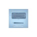 Logitech K380 Multi-Device für Mac, Tastatur(blau, DE-Layout, Bluetooth, kompatibel mit macOS/iOS/iPadOS)
