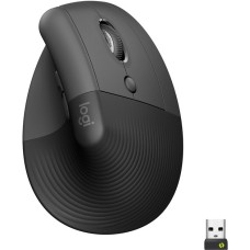 Logitech Lift, Maus(graphit/schwarz, für Rechtshänder, Logi Bolt, Bluetooth, Windows/macOS/iPadOS)