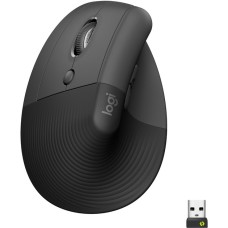 Logitech Lift, Maus(graphit/schwarz, für Linkshänder, Logi Bolt, Bluetooth, Windows/macOS/iPadOS)