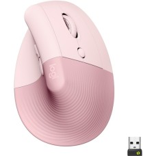 Logitech Lift, Maus(rosa, Logi Bolt, Bluetooth, Windows/macOS/iPadOS)