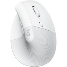 Logitech Lift für Mac, Maus(weiß, Bluetooth, kompatibel mit macOS und iPadOS)