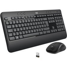 Logitech MK540 Advanced, Desktop-Set(dunkelgrau, US-Layout, Plunger, für Windows)