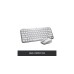 Logitech MX Keys Mini, Tastatur(hellgrau/weiß, DE-Layout)