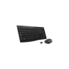 Logitech Wireless Combo MK270, Set(schwarz/silber, DE-Layout, Rubberdome)