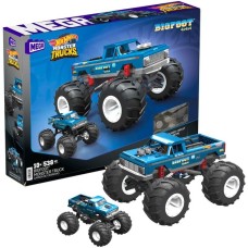 MEGA Hot Wheels Collector Bigfoot Monster Truck Auto, Konstruktionsspielzeug(Maßstab 1:18)